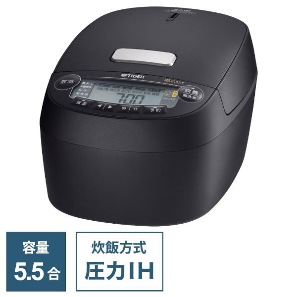 炊きたて タイガー TIGER 圧力IHジャー炊飯器 オフブラック JPV-S100KO