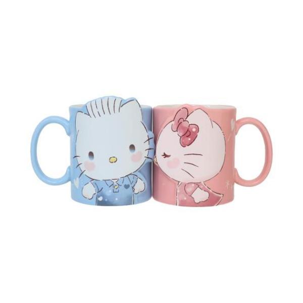 サンアート サンリオ ハローキティ＆ディアダニエル キスペアマグ 2個