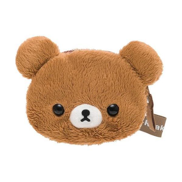 San-X（サンエックス） リラックマ ぬいぐるみ顔型コインケース チャイ