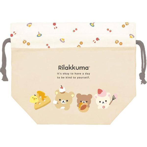 ❄☘️ランチ巾着☘️リラックマ❄３枚セット➕リラックマのがま口 ❄☘️ランチ巾着☘️リラックマ❄3枚セット➕リラックマのがま口