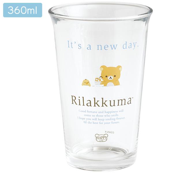 San-X（サンエックス） リラックマ レタリングキッチンシリーズ グラス