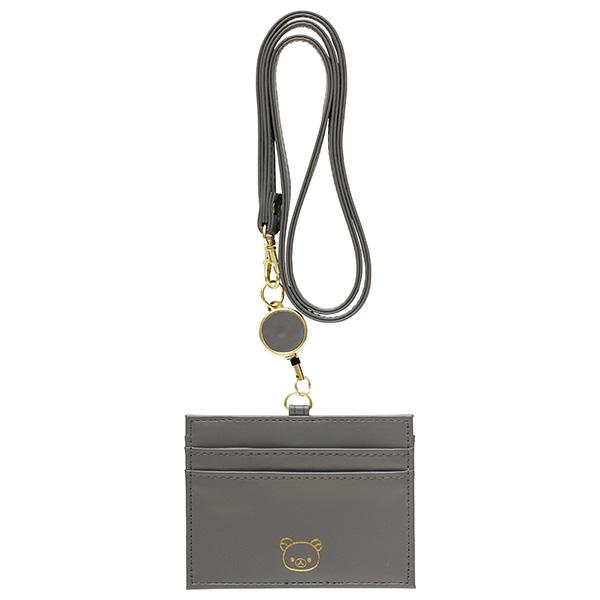 San-X（サンエックス） リラックマ リール付IDカードホルダー ブラック