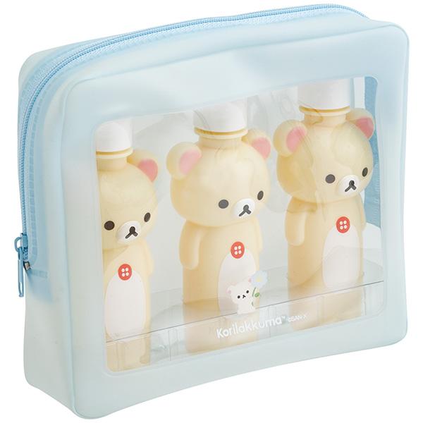 San-X リラックマ ボトルポーチセット BASIC RILAKKUMA Flower