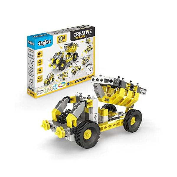 ENGINO CREATIVE BUILDER MULTIMODELシリーズ ブロック 乗り物 対象年齢6歳以上 20種類の形を作れる