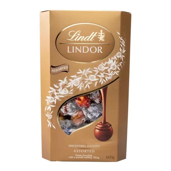 LINDOR リンツ LINDT リンドール アソート ゴールド 4種 個包装 600