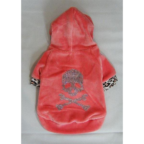 犬の洋服ベロア生地ドクロ柄xlサイズピンク ご購入いただいた方に迷子札プレゼント中 Buyee Buyee Japanese Proxy Service Buy From Japan Bot Online