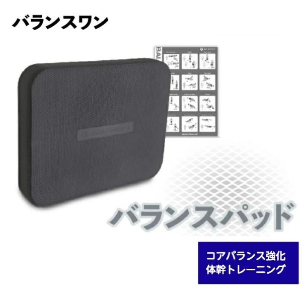 バランスワン バランスパッド ブラック 黒 ダイエットグッズ 体幹トレーニング 器具 エクササイズ 筋トレ