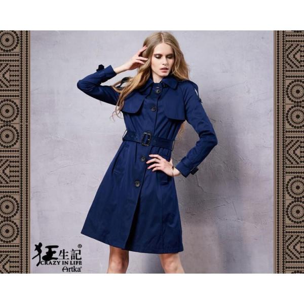 トレンチコート オリジナルデザイン 大人可愛い 薄手 共布ベルト付き レディース トレンチコート アウター 上品 ミディアム丈 青 ブルー 灰色 グレー 通勤 Buyee Buyee 일본 통신 판매 상품 옥션의 대리 입찰 대리 구매 서비스