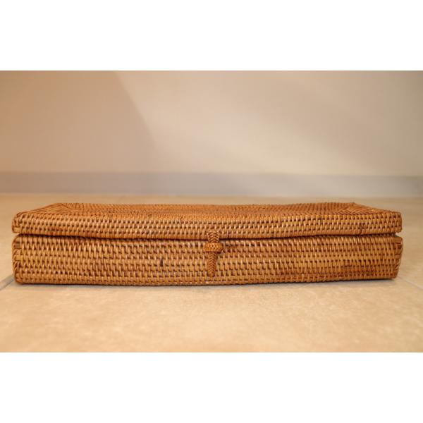 バリ島　カトラリーケース2ヶ　新品未使用　テーブル用品　かご　アタ　収納 バリ島 カトラリーケース2ヶ 新品未使用 テーブル用品 かご アタ