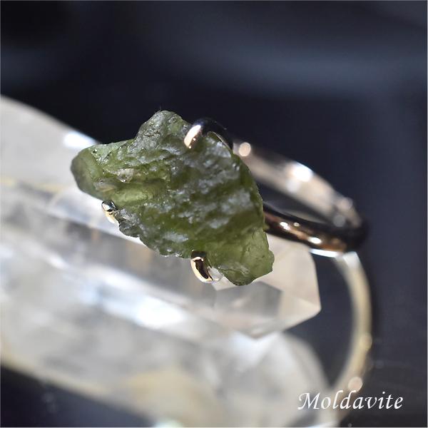 モルダバイト　リング　Silver925　フリーサイズ モルダバイト リング Silver925 フリーサイズ モルダバイトリング