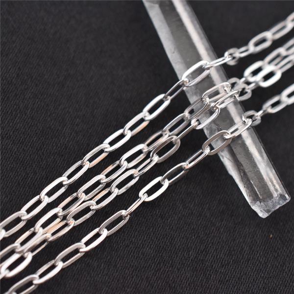 ネックレスチェーン 60センチ シルバー925 あずき チェーン チェーン 