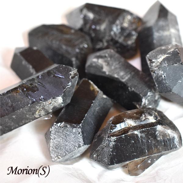 黒水晶 ポイント 原石 モリオン 約25〜45g 1個売り 天然石 魔除け