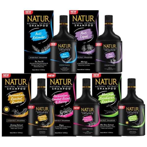 NATUR ナトゥール ジャムウ ハーバルシャンプー 140ml 海外直送品