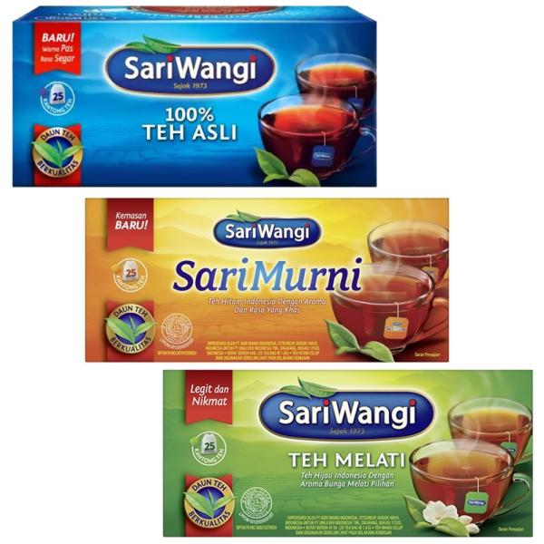 SariWangi サリワンギ インドネシア紅茶 ジャワ ティー ２５バッグ入 選べる３個セット 海外直送品  :sariwangitea25choice3:バリフェスタ 通販 