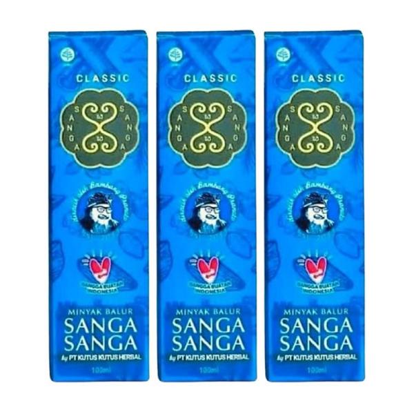 Sanga Sanga Classic サンガ サンガ クラシック　Minyak Balur　100ml x ３個セット