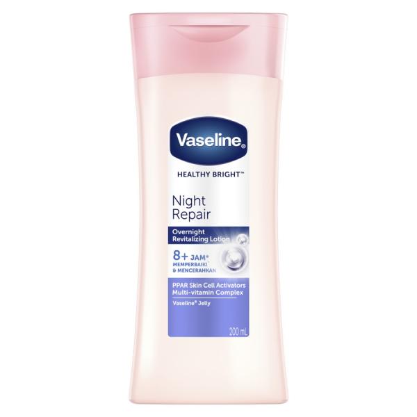 ヴァセリン Vaseline ボディローション Healthy brightシリーズ 200ml Night repair 海外直送品