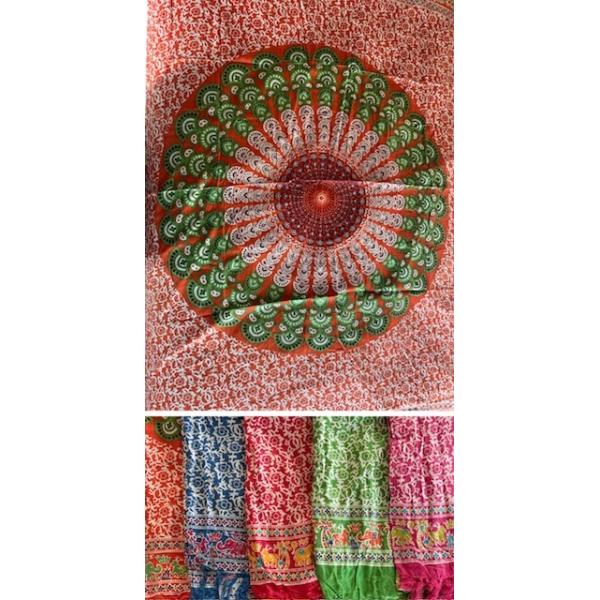 マルチに活躍！サロン　パレオ　約１２０ｃｍｘ１４０ｃｍ（日時指定、代引き発送不可）