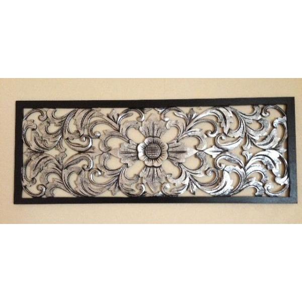 木彫レリーフ80x30 送料無料,ウッドレリーフ,壁掛け,オブジェ,アジアン