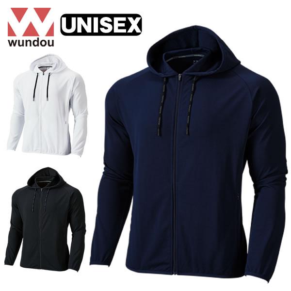 フィットネスパーカー メンズ レディース 男女兼用 スポーツ P3210 ウンドウ wundou