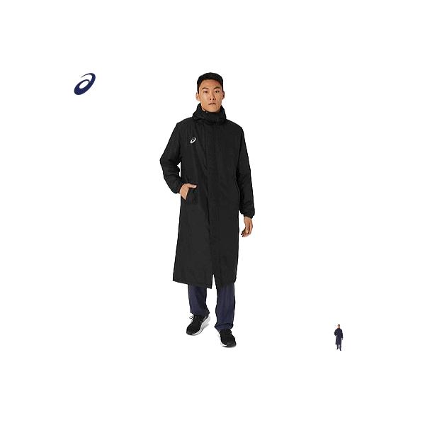 asics アシックス ベンチコート ロングコート 中綿ロングコート メンズ