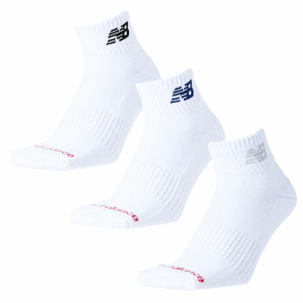 newbalance ニューバランス 3足組ソックス ミッドレングス3Pソックス 靴下 ユニセックス 男女兼用 LAS55637 1個までメール便OK
