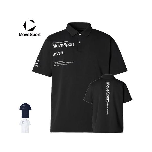デサント   半袖シャツ  ポロシャツ  ST5SHST0M ユニセックス  男女兼用 MoveSport ムーブスポーツ DESCENTE 【1枚までメール便OK】
