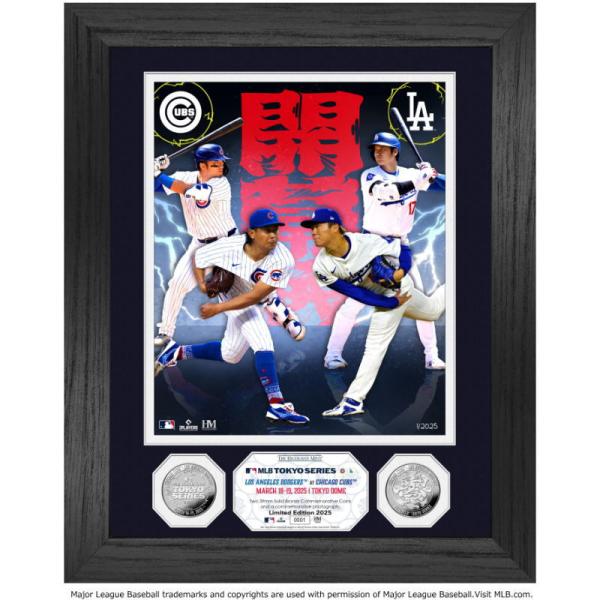MLB 東京シリーズ 2025 カブスvsドジャース ダブルフォトミント 予約】MLB 東京シリーズ 2025 カブス vs ドジャース 開催記念 ダブル