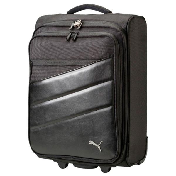【プーマ】 サッカー フットサル かばん バッグ トローリーバッグ 約33L 遠征 合宿 キャスター付き ブラック  072373-01 PUMA（プーマ） トローリーバッグ 約33L サッカー フットサル かばん