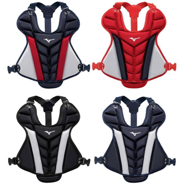 素材：表地：ポリエステルパッド：EVAカラー：09/ブラック14/ネイビー74/ネイビー×レッド76/レッド×ネイビー特徴：装い新たに。少学生軟式ゴムソフト用プロテクター。キャッチャー防具のエントリーモデル、デザインをアップデート。プロテク...