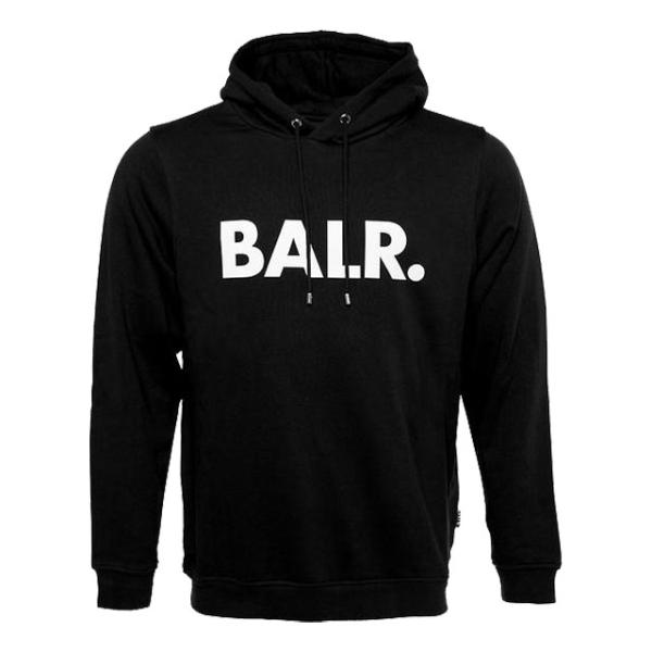25％OFF！ (BALR./ボーラー) BRAND STRAIGHT HOODIE ブラック パーカー