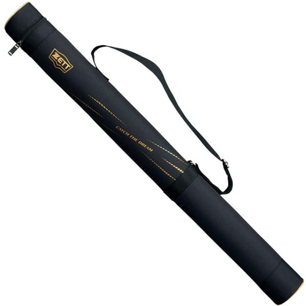 サイズ：長さ90×径8cm　素材：ポリエステル　カラー：1982/ブラック×ゴールド　特徴：リーズナブルでスタンダードな１本入れバットケース。 　　長さ９０ｃｍ、幅８ｃｍ以下のバットは収納可能です。　　　　※ご注文前に必ずお読み下さい※　　...