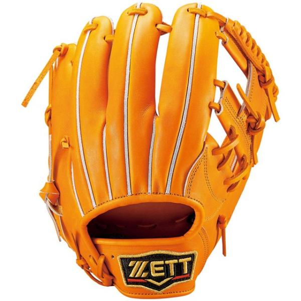 ZETT硬式野球用グローブ オレンジ 新品 ゼット ZETT/ゼット 硬式グラブ グローブ プロステイタス