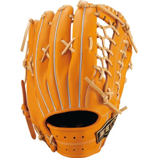 ZETT軟式野球グローブ オレンジ黒 ZETT ゼット 限定 少年軟式グラブ グランドヒーロー オール