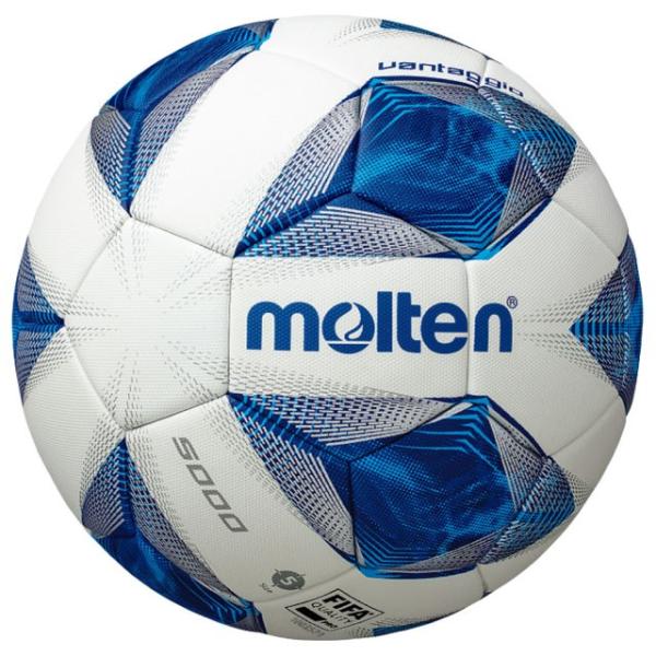 モルテン サッカーボール ヴァンタッジオ5000 5号球 芝グラウンド用 国際公認球 検定球 ホワイト  F5A5000