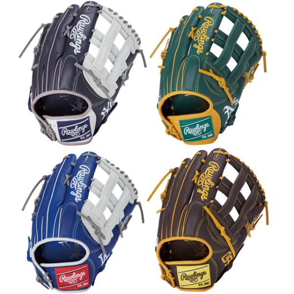 ローリングス 軟式グラブ HYPER TECH MLB TEAM Rawlings2025SS 野球 グローブ 一般 大人 【軟式外野手用／サイズ12.75】 GR5HTMY719 Rawlings（ローリングス） ☆袋プレ☆ 軟式グローブ HYPER TECH MLB