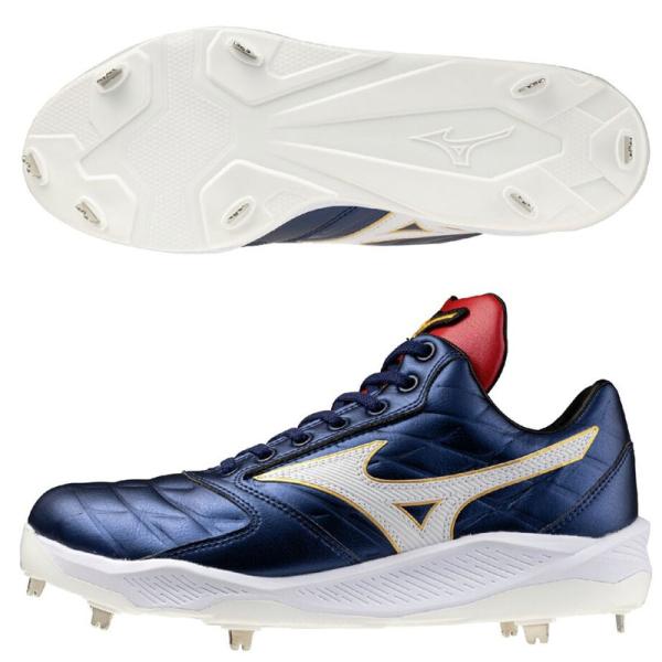 ミズノプロ 野球 スパイク 右投手 26.5 ソフトバンク mizuno pro MIZUNO（ミズノ） 野球スパイク クッションレボ プロ Ltd 金具スパイク