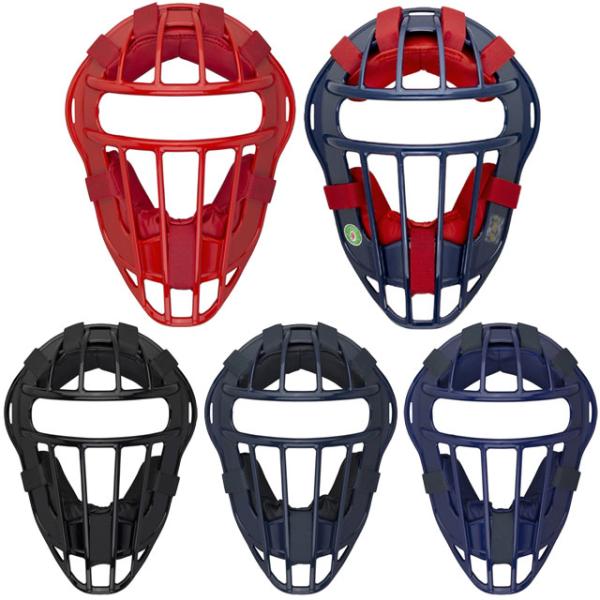 素材：フレーム部:ポリカーボネイトカラー：09/ブラック14/ネイビー16/パステルネイビー62/レッド74/ネイビー×レッド特徴：小学生軟式ソフトマスクがスロートガード一体型でリニューアル！※SGマーク入り■J号軟式ボール・ゴムソフトボー...