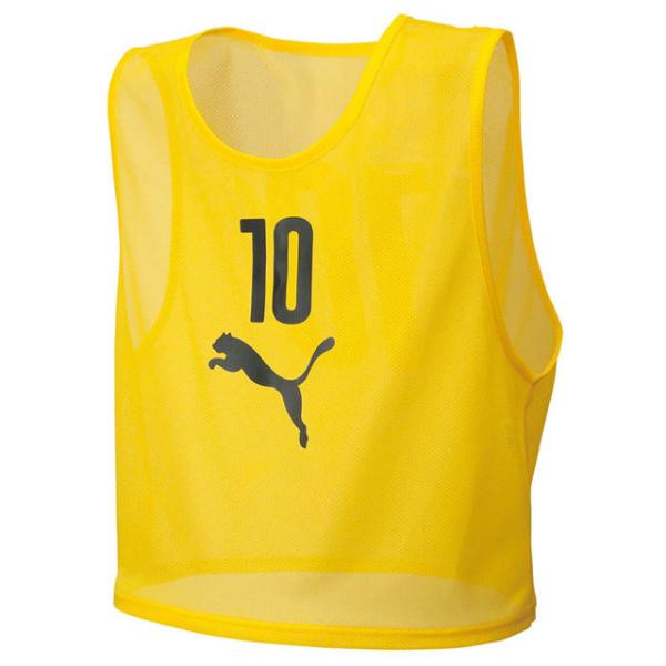 【プーマ】 サッカー フットサル ウェア 小物 アクセサリー ビブス 10枚入り サイバーイエロー ゼッケン 番号付 920604-04 ※返品・交換・キャンセル不可商品 PUMA（プーマ） サッカー フットサル ウェア 小物 アクセサリー ビブス