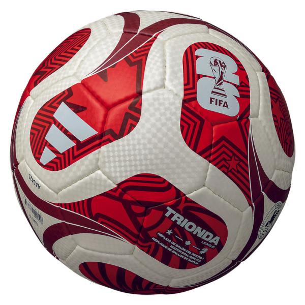 adidas（アディダス） トリオンダ リーグ 4号球 ホワイト レッド