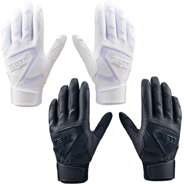 素材：甲側/合成皮革、掌側/合成皮革(エンボス加工)+当て革/合成皮革(エンボス加工)カラー：1100/ホワイト1900/ブラック特徴：強力なグリップとフィット感にこだわった、高校野球対応のNEWインパクトゼット。仕様：生地二重(当て革)補...