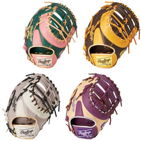 【美品❗️】Rawlings 野球グローブ ファーストミット　黒/ピンク　軟式 美品❗️】Rawlings 野球グローブ ファーストミット 黒/ピンク