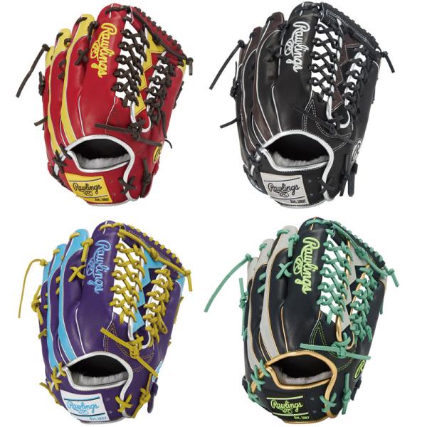 ローリングス 軟式グラブ HOH PRO EXCEL Wizard #02 COLORS Rawlings2025FW 野球 グローブ 一般 大人 【軟式外野手用／サイズ12.5】 GR5FHW2CB88MG Rawlings（ローリングス） ☆袋プレ☆ 軟式グラブ HOH PRO EXCEL