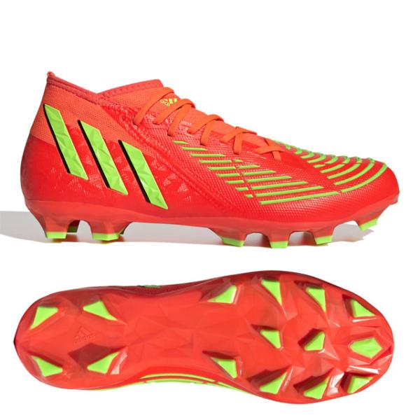  Predator サッカーシューズ レッド adidas（アディダス） 60％OFF！ サッカースパイク プレデター エッジ