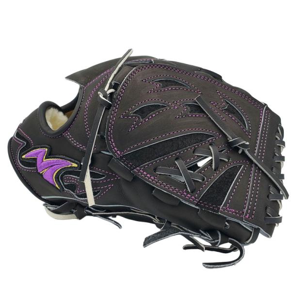 ノーリミット 硬式グラブ Nolimit KSRシリーズ ウェブを曲げない 野球 グローブ 一般 大人 【硬式投手用／サイズ30cm】 KSR-01-BLKPPL ballclub_ksr-02-blkppl