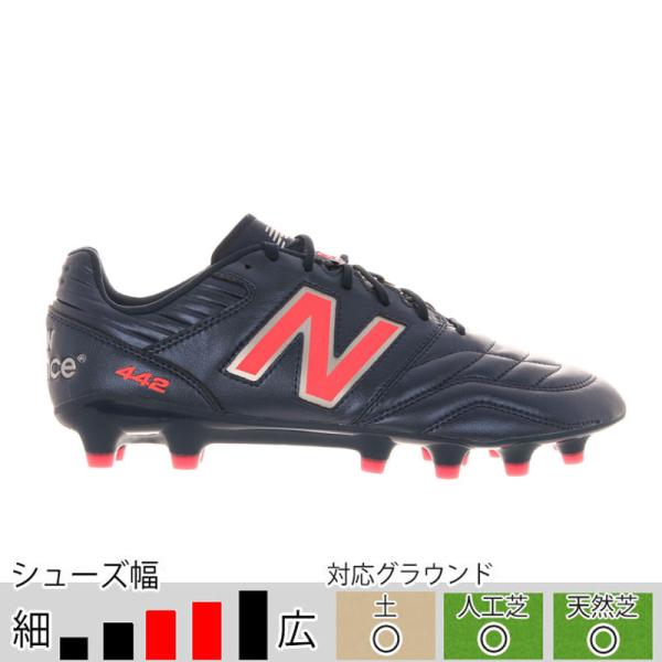 34％OFF！ ニューバランス サッカースパイク 442 PRO HG V2 ネイビー レッド 土 人工芝 天然芝 （NewBalance2025Q3） MS41HMM22E New Balance（ニューバランス） 34％OFF！ サッカースパイク 442 PRO