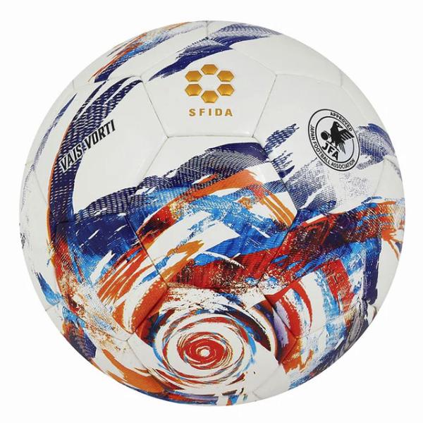 カラー：WHTBLU/ホワイト×ブルー素材：合成皮革サイズ：4号球、サーマル製法特徴：「VAIS VORTI」 歓喜の渦を巻き起こす！熱狂の瞬間を共に！ABOUT VORTI「VORTI」はイタリア語で「渦」を表すVORTICE(ボルティー...