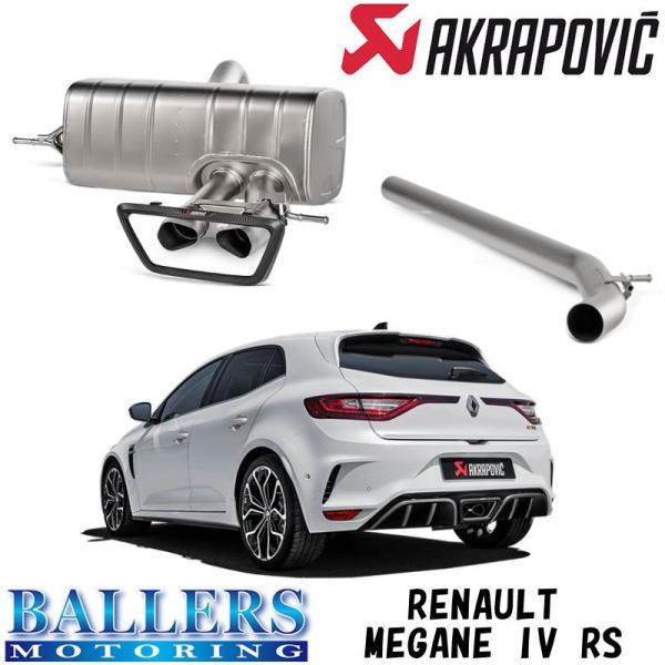 ルノー メガーヌ IV RS エキゾーストシステム マフラー ルノー メガーヌ IV RS エキゾーストシステム マフラー
