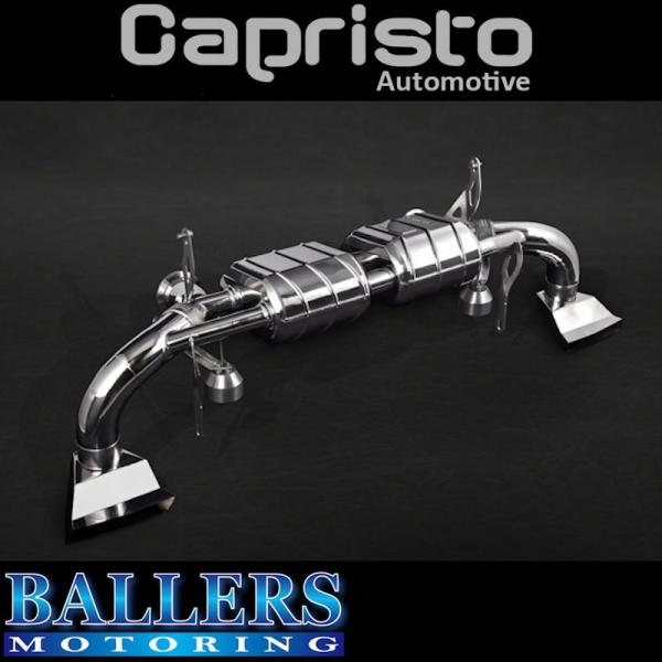 アウディ R8 V10 V10Plus MY2016 カプリスト バルブシステムエキゾースト スポーツキャタライザー ユニット付 AUDI capristo 0
