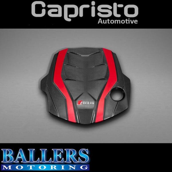 アウディ RS5 B9 カプリスト エンジンカバー フルカーボン Carbon エアロ AUDI capristo 03AU00510004K