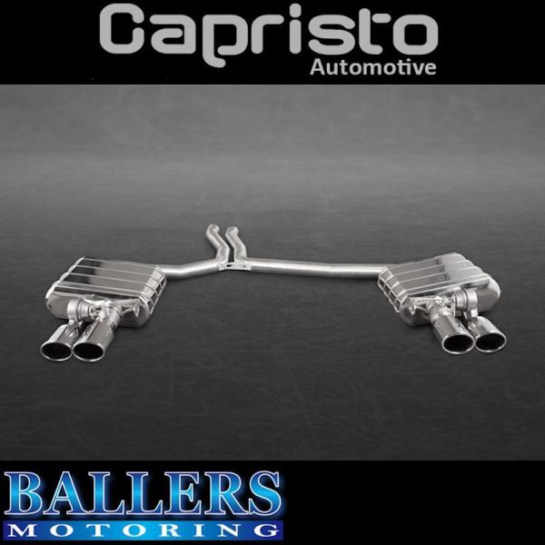アウディ S4 B8 B8.5 V6 カプリスト バルブシステムエキゾースト センターマフラー リアマフラー CES-3付 AUDI capristo 02AU